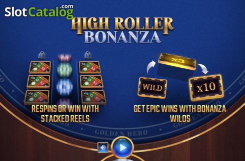Οθόνη5. High Roller Bonanza Κουλοχέρης