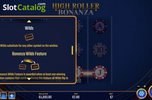 Οθόνη6. High Roller Bonanza Κουλοχέρης