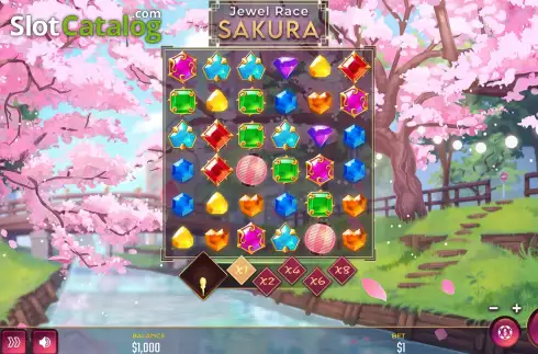 Οθόνη2. Jewel Race Sakura Κουλοχέρης