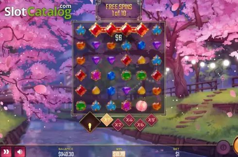 Οθόνη4. Jewel Race Sakura Κουλοχέρης