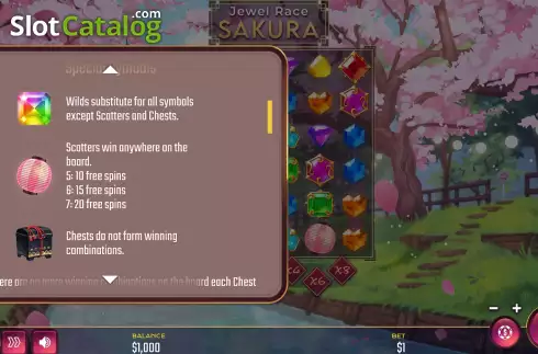 Οθόνη9. Jewel Race Sakura Κουλοχέρης