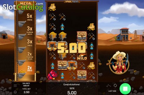 Οθόνη4. Gold 'N' Rocks Κουλοχέρης