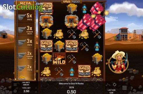 Οθόνη5. Gold 'N' Rocks Κουλοχέρης