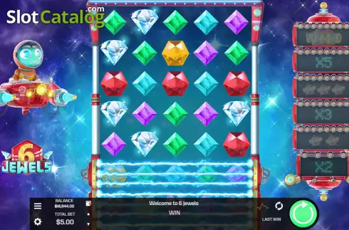 Οθόνη3. 6 Jewels Κουλοχέρης