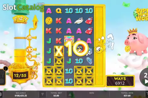 Οθόνη9. Super Money World Κουλοχέρης