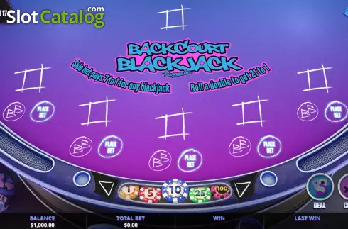 Οθόνη2. Backcourt Blackjack Κουλοχέρης