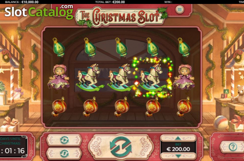 Οθόνη3. The Christmas Slot Κουλοχέρης