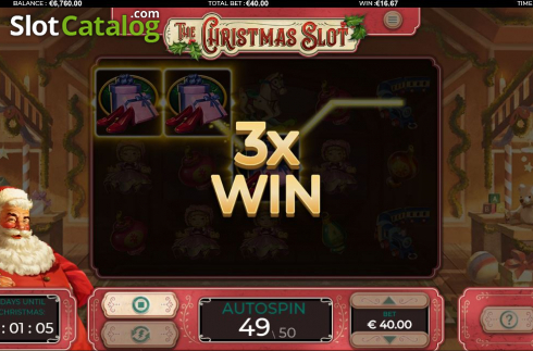 Οθόνη9. The Christmas Slot Κουλοχέρης