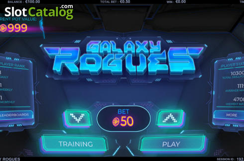 Οθόνη2. Galaxy Rogues Κουλοχέρης