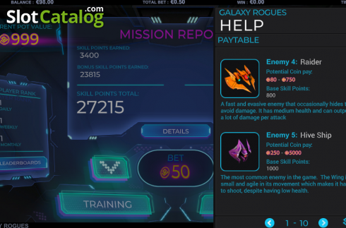 Οθόνη6. Galaxy Rogues Κουλοχέρης