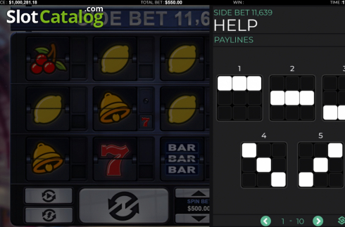 Οθόνη8. Side Bet 11K Κουλοχέρης 