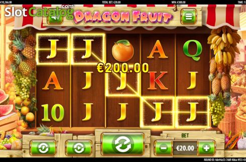 Οθόνη4. Dragon Fruit (Green Jade Games) Κουλοχέρης 