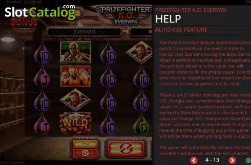 Οθόνη7. Prize Fighter KO Κουλοχέρης