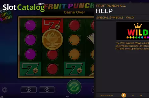 Οθόνη5. Fruit Punch K.O. Κουλοχέρης 