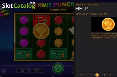 Οθόνη7. Fruit Punch K.O. Κουλοχέρης 