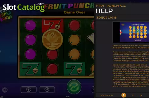 Οθόνη8. Fruit Punch K.O. Κουλοχέρης 