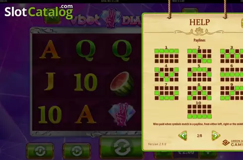 Οθόνη7. Vbet Diamond Κουλοχέρης