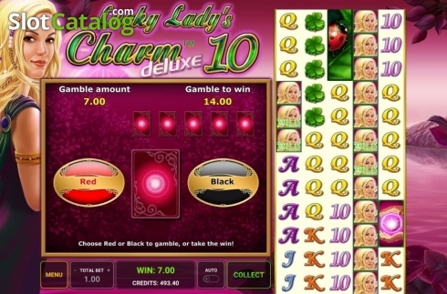 Οθόνη4. Lucky Lady's Charm Deluxe 10 Κουλοχέρης