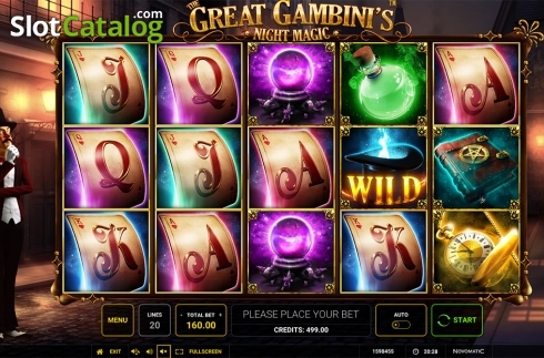Οθόνη2. The Great Gambini's Night Magic Κουλοχέρης