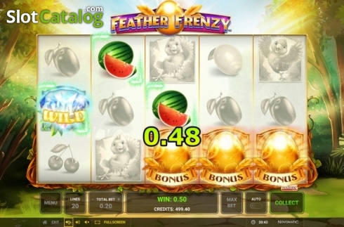 Οθόνη6. Feather Frenzy Κουλοχέρης