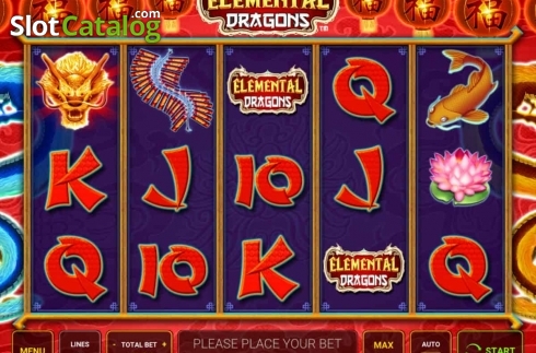 Οθόνη2. Elemental Dragons Κουλοχέρης