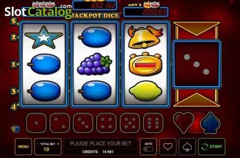 Οθόνη2. Jackpot Dice Κουλοχέρης