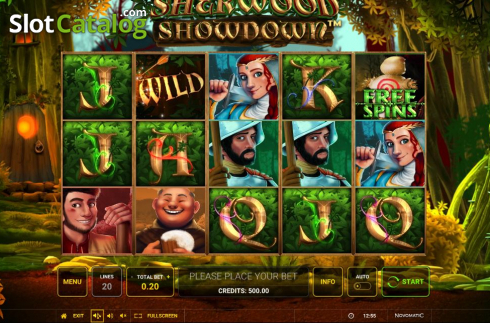 Οθόνη3. Sherwood Showdown Κουλοχέρης 