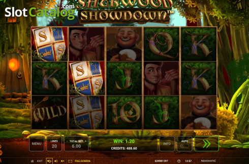Οθόνη5. Sherwood Showdown Κουλοχέρης 