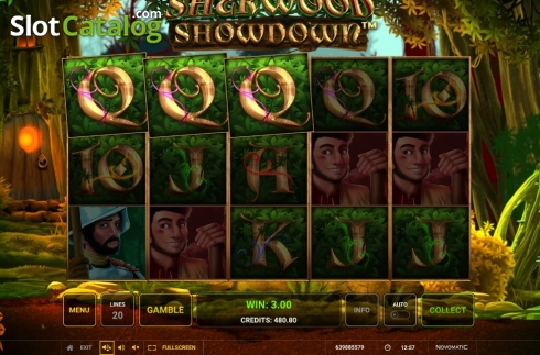 Οθόνη6. Sherwood Showdown Κουλοχέρης 