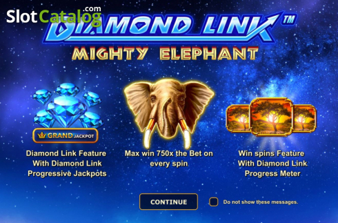 Οθόνη2. Diamond Link Mighty Elephant Κουλοχέρης