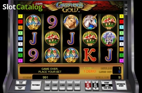 Οθόνη2. Gryphon's Gold Κουλοχέρης