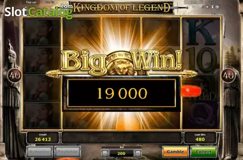 Μεγάλη νίκη. Kingdom of Legend™ Κουλοχέρης