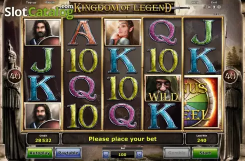 Ροδέλες. Kingdom of Legend™ Κουλοχέρης