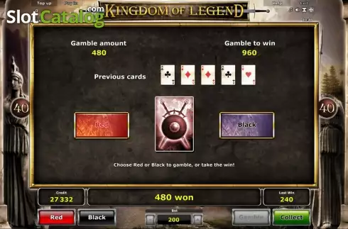 Διπλασιάστε. Kingdom of Legend™ Κουλοχέρης