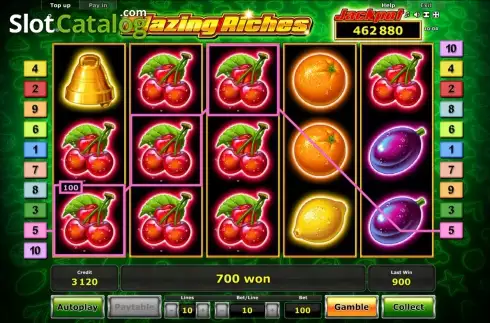 Νίκη. Blazing Riches Κουλοχέρης