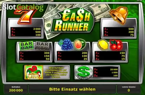 Πίνακας πληρωμών 1. Cash Runner Κουλοχέρης