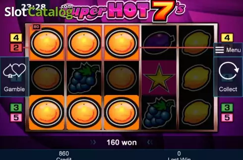 Νίκη. Super Hot 7's (Green Tube) Κουλοχέρης
