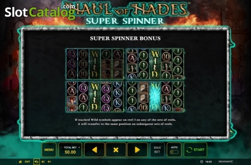 Οθόνη8. Haul of Hades - Super Spinner Κουλοχέρης