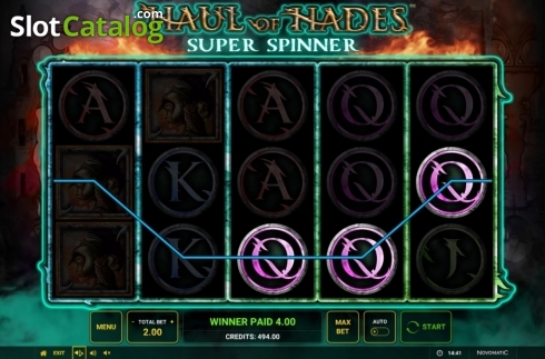 Οθόνη3. Haul of Hades - Super Spinner Κουλοχέρης