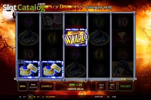 Οθόνη3. Tales of Darkness Midnight Heat Κουλοχέρης