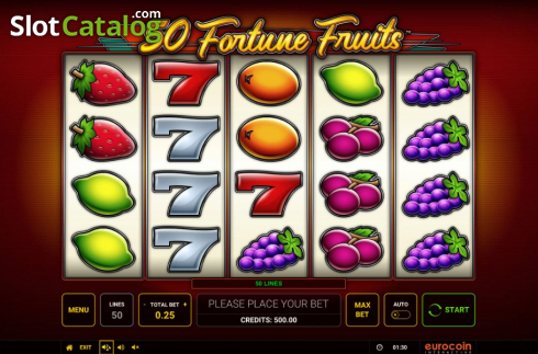 Οθόνη2. 50 Fortune Fruits Κουλοχέρης