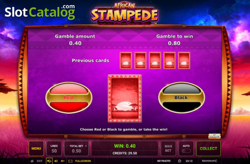 Οθόνη6. African Stampede Κουλοχέρης 