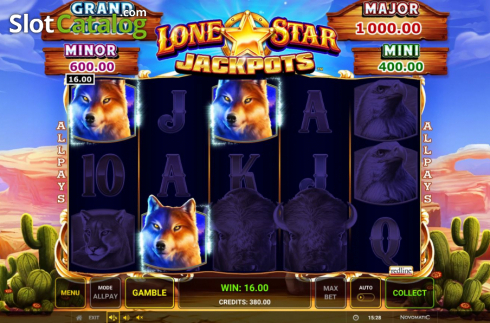 Οθόνη4. Lone Star Jackpots Κουλοχέρης