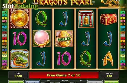 Οθόνη. Dragons Pearl (Green Tube) Κουλοχέρης 