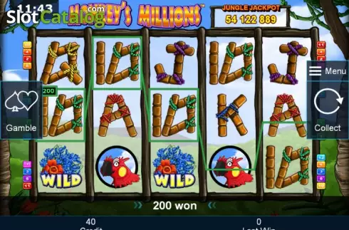 Νίκη. Monkey's Millions Κουλοχέρης