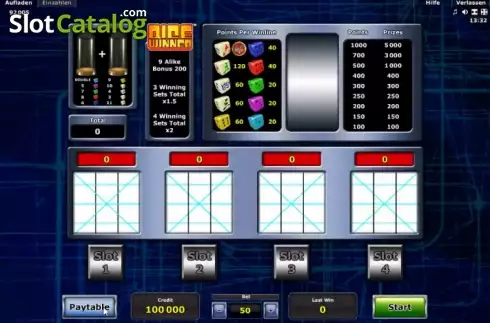 Οθόνη 1. Dice Winner Κουλοχέρης