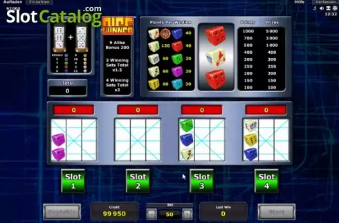 Οθόνη 2. Dice Winner Κουλοχέρης