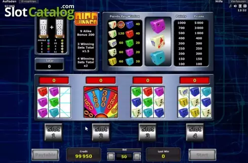 Οθόνη 3. Dice Winner Κουλοχέρης