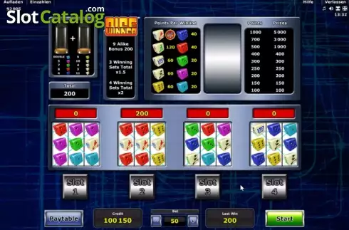 Οθόνη 4. Dice Winner Κουλοχέρης