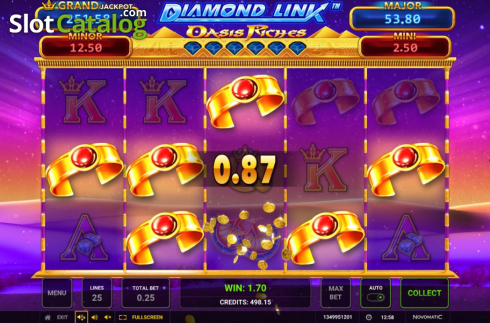 Οθόνη3. Oasis Riches Diamond Link Κουλοχέρης